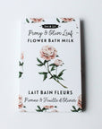 Peony & Olive Leaf Flower Bath Milk Sachet