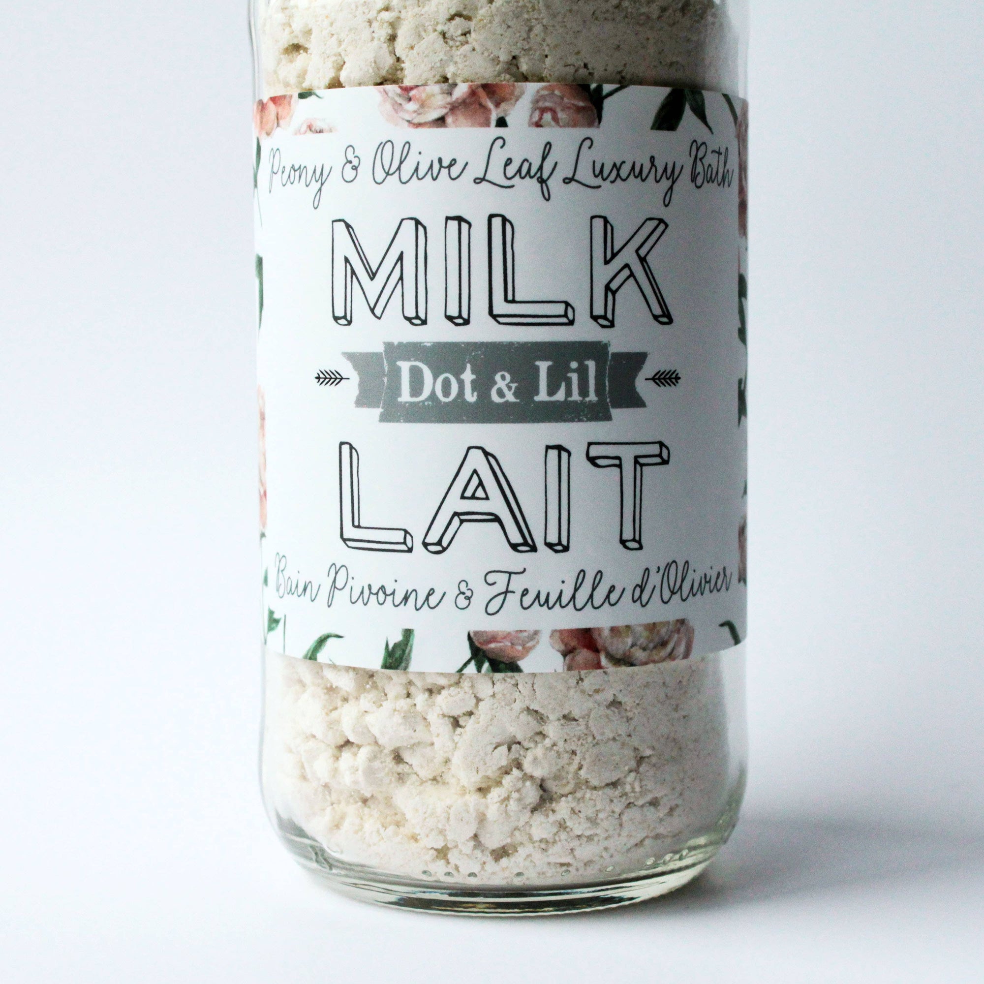 Peony &amp; Olive Leaf Milk Bath
