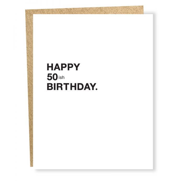 50ish - Greeting Card