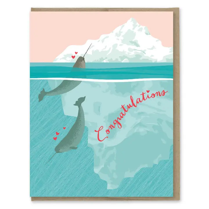 Narwhals Freaks - Greeting Card