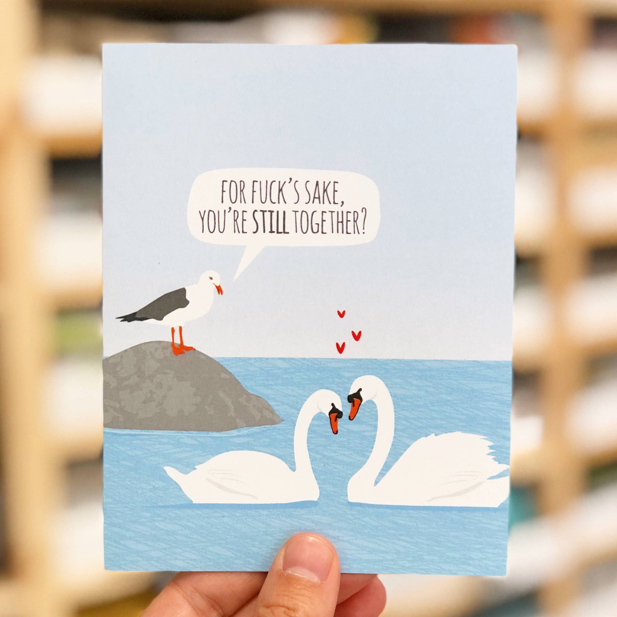 Still Together Swans | Greeting Card