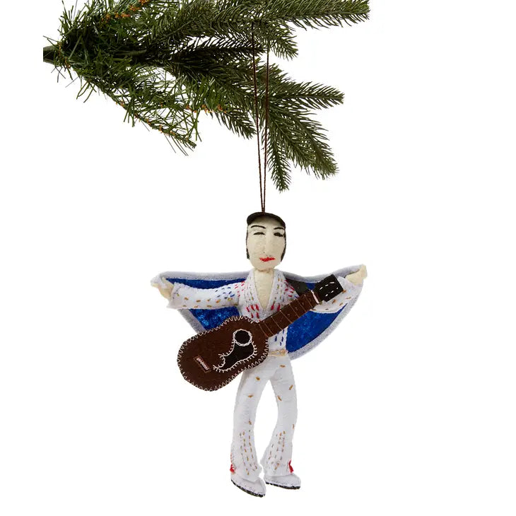 Elvis Presley Felt Ornament
