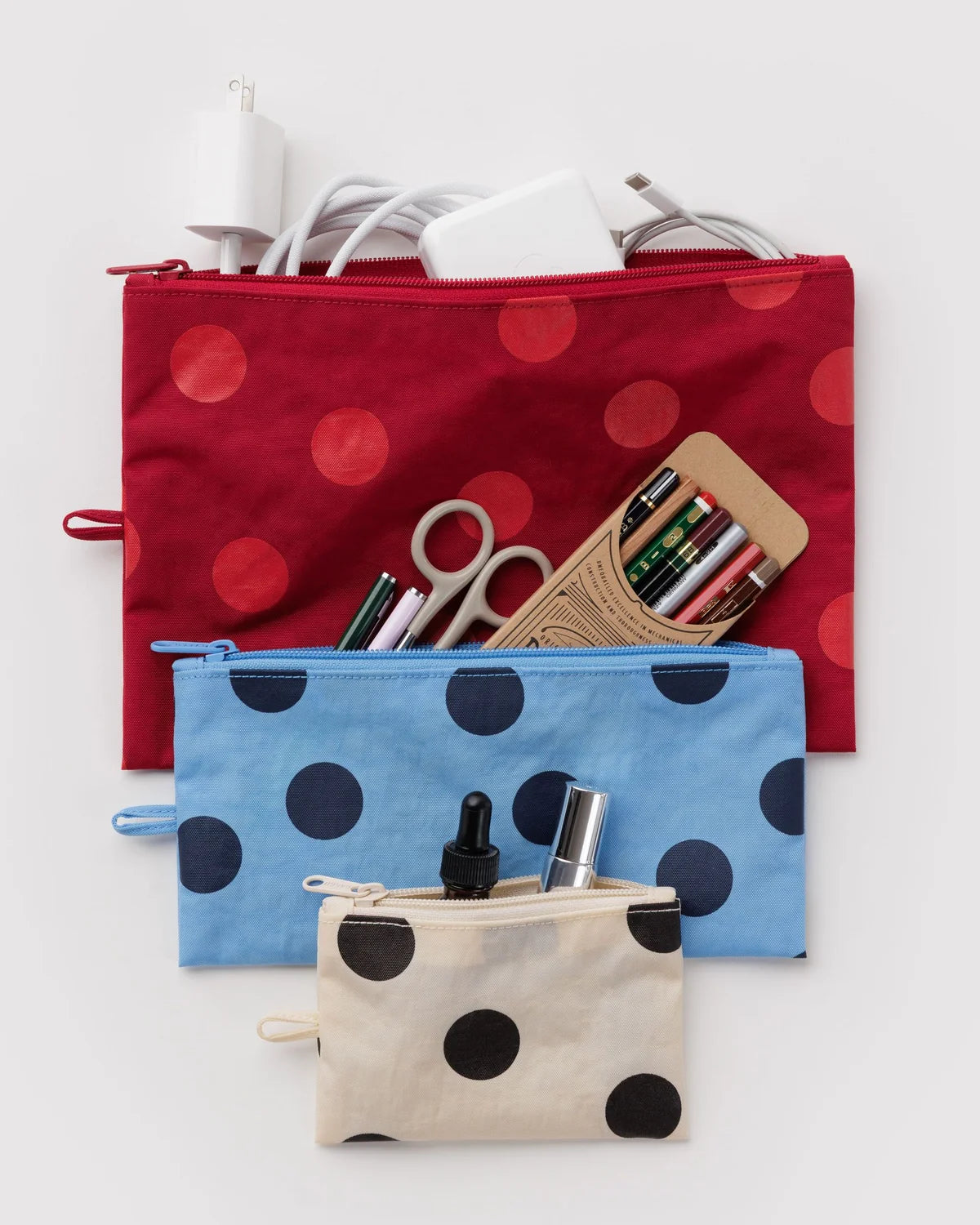 Flat Pouch Set: Polka Dot Mix