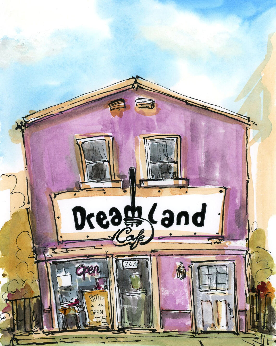 Dreamland Cafe Print