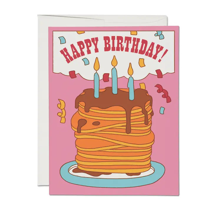 Pancake Birthday - Greeting Card