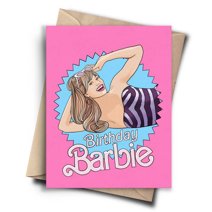 Birthday Barbie - Greeting Card