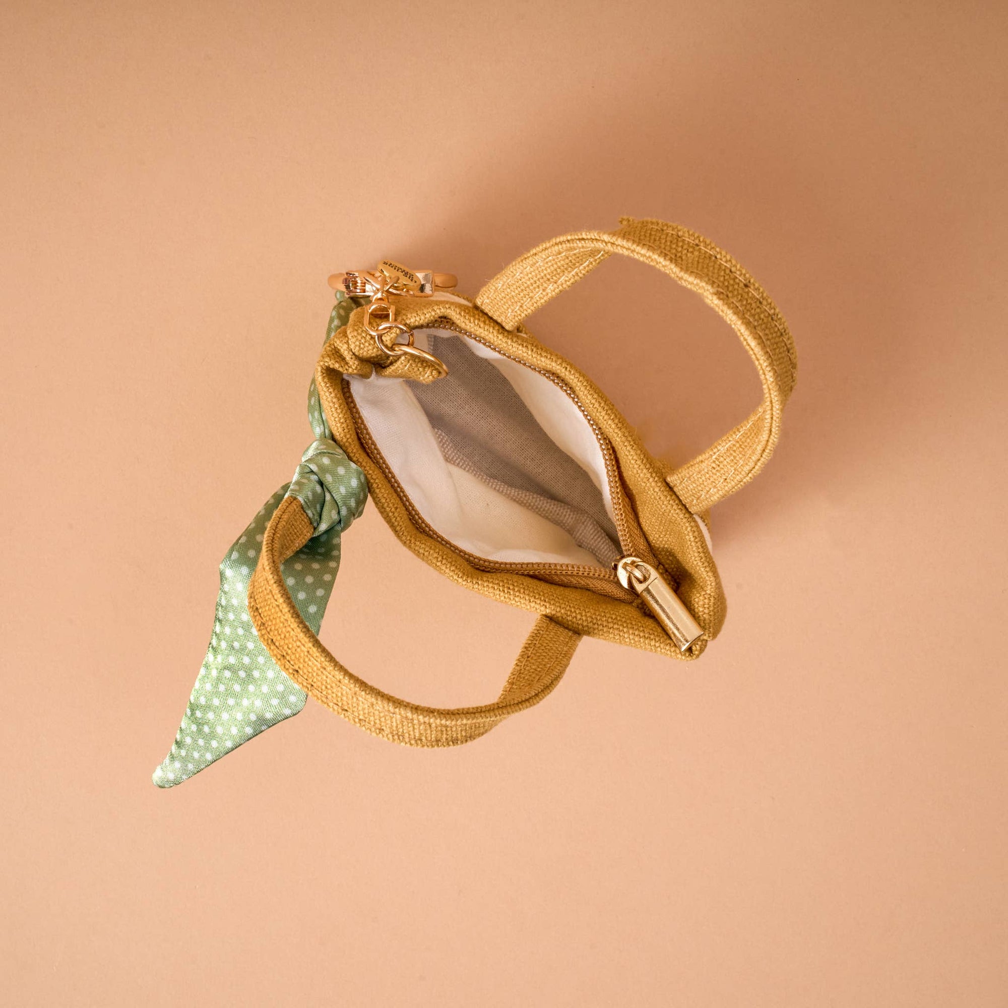 Tiny Tote Bag Charm: Honey Blossom
