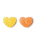 Vegan Sour Peach Hearts Gummy Candies