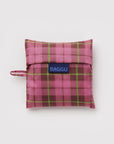 Azalea Pink Tartan Tote