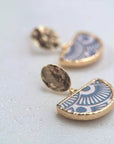 Semi-Drop Hammered Earrings