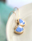 Semi-Circle Pendant Earrings