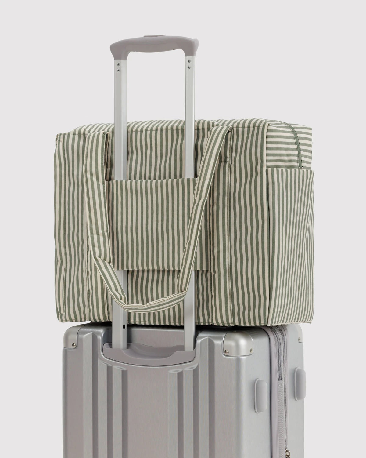Small Cloud Carry-On: Sage Stripe