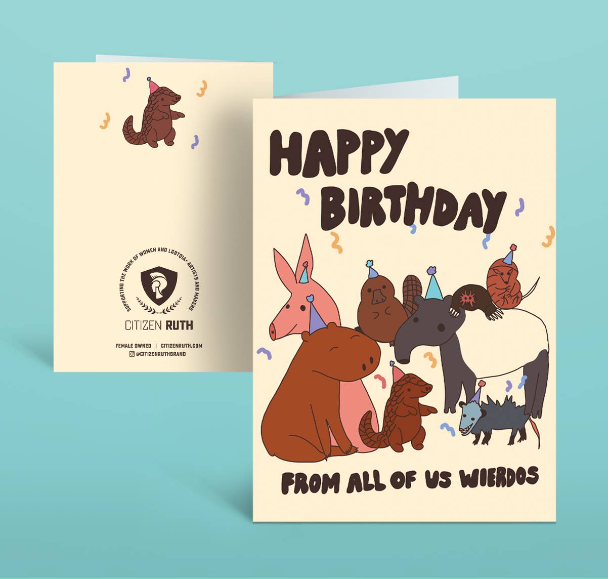 Happy Birthday from all of us Weirdos Card