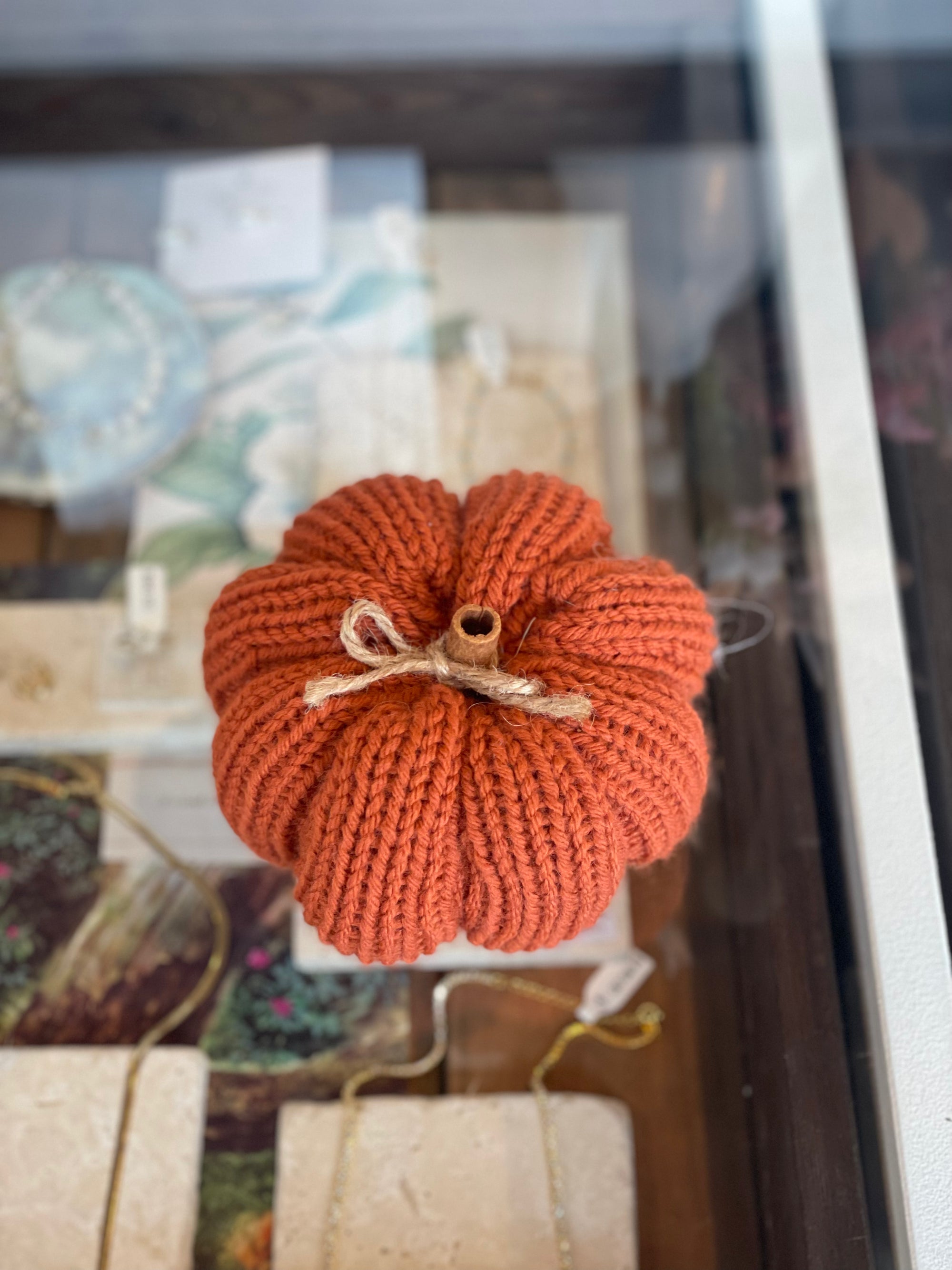 Knitted Pumpkin (Various Sizes)