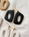 Dani Clay Earrings | Black