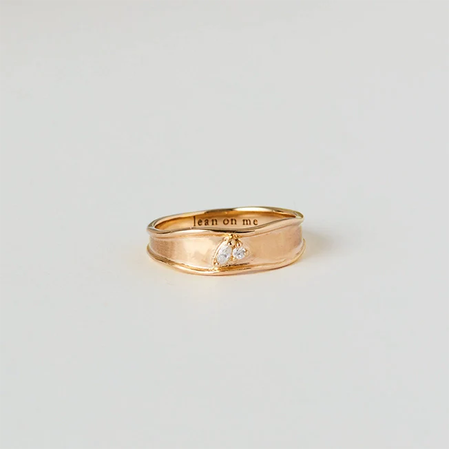 Lean On Me Band | 14K Gold