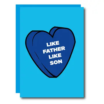Like Father Like Son - Greeting Card