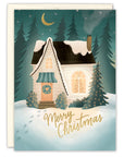 Cozy Christmas House Boxed Holiday Cards - Set of 10
