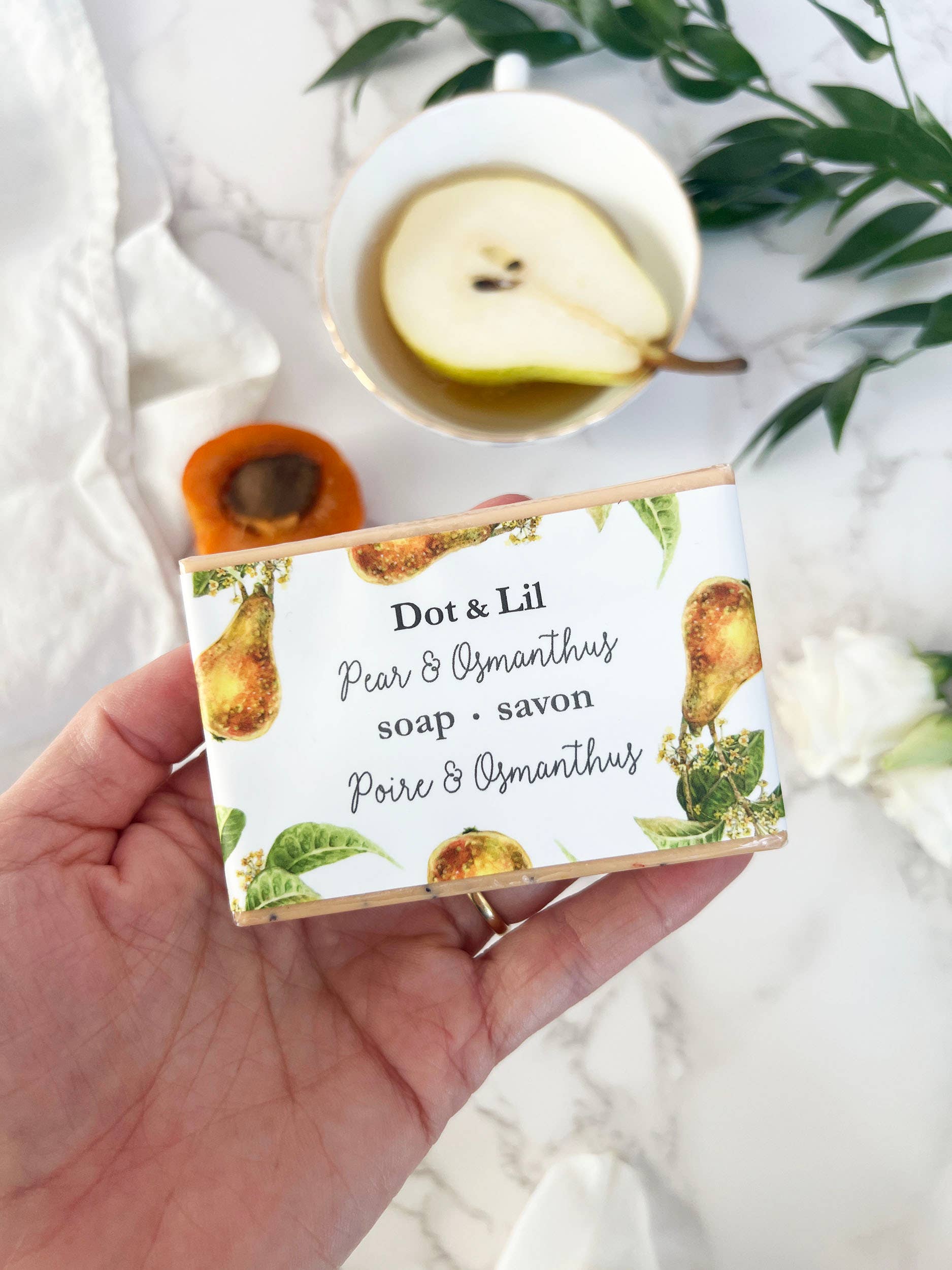 Pear &amp; Osmanthus soap