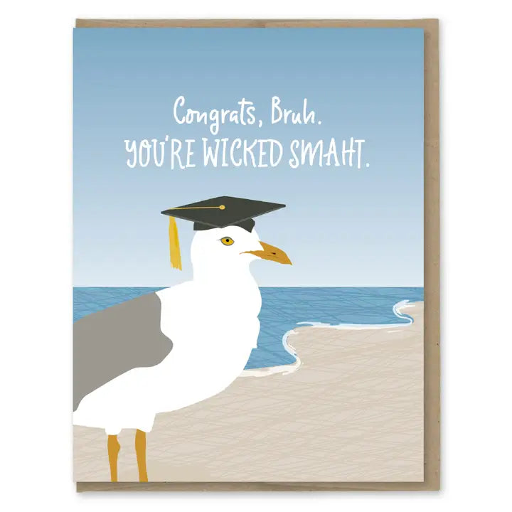 Wicked Smaht Graduation | Greeting Card