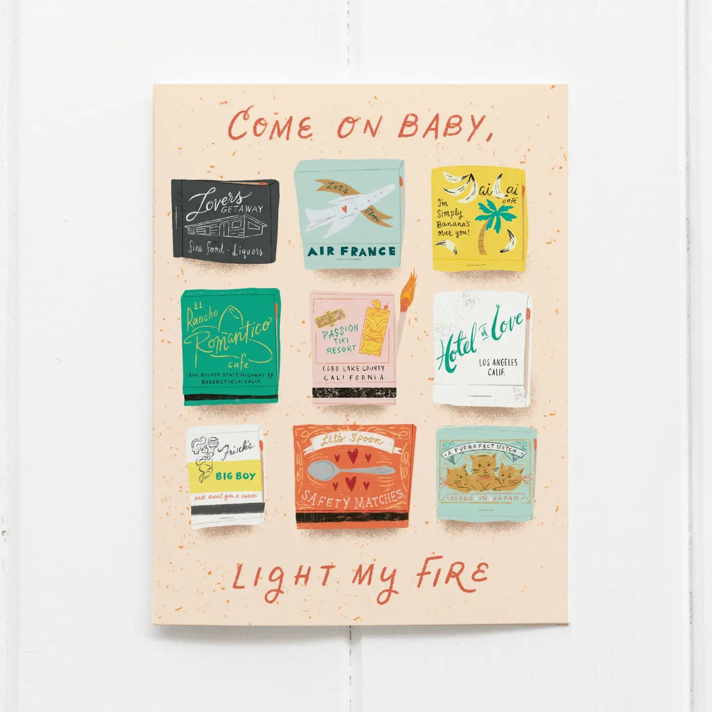 Come On Baby - Greeting Card