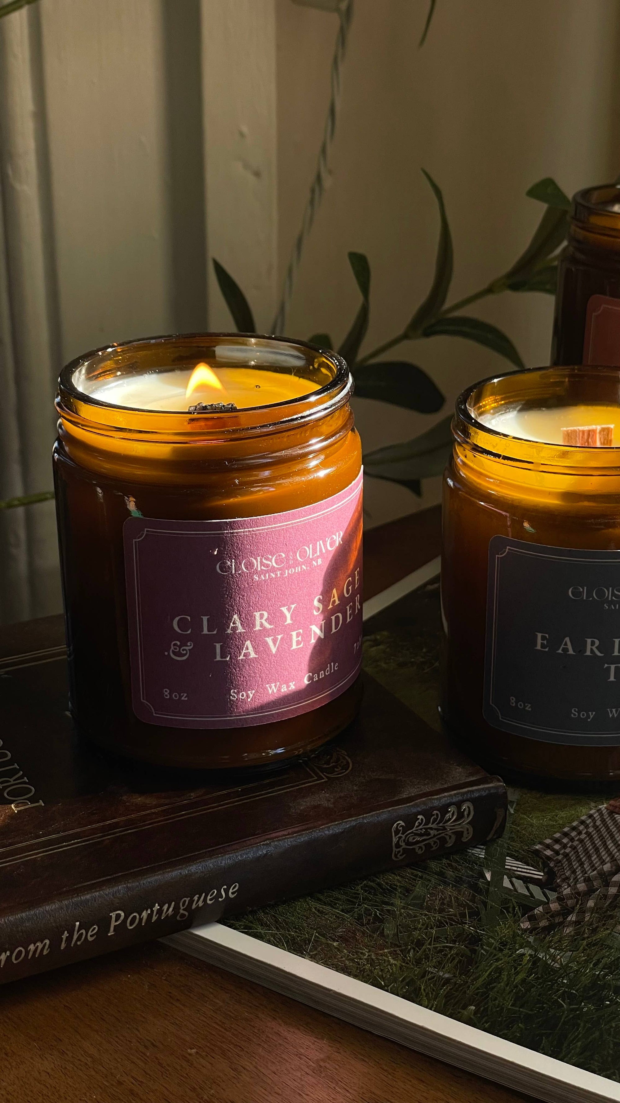 Clary Sage and Lavender Scented Candle