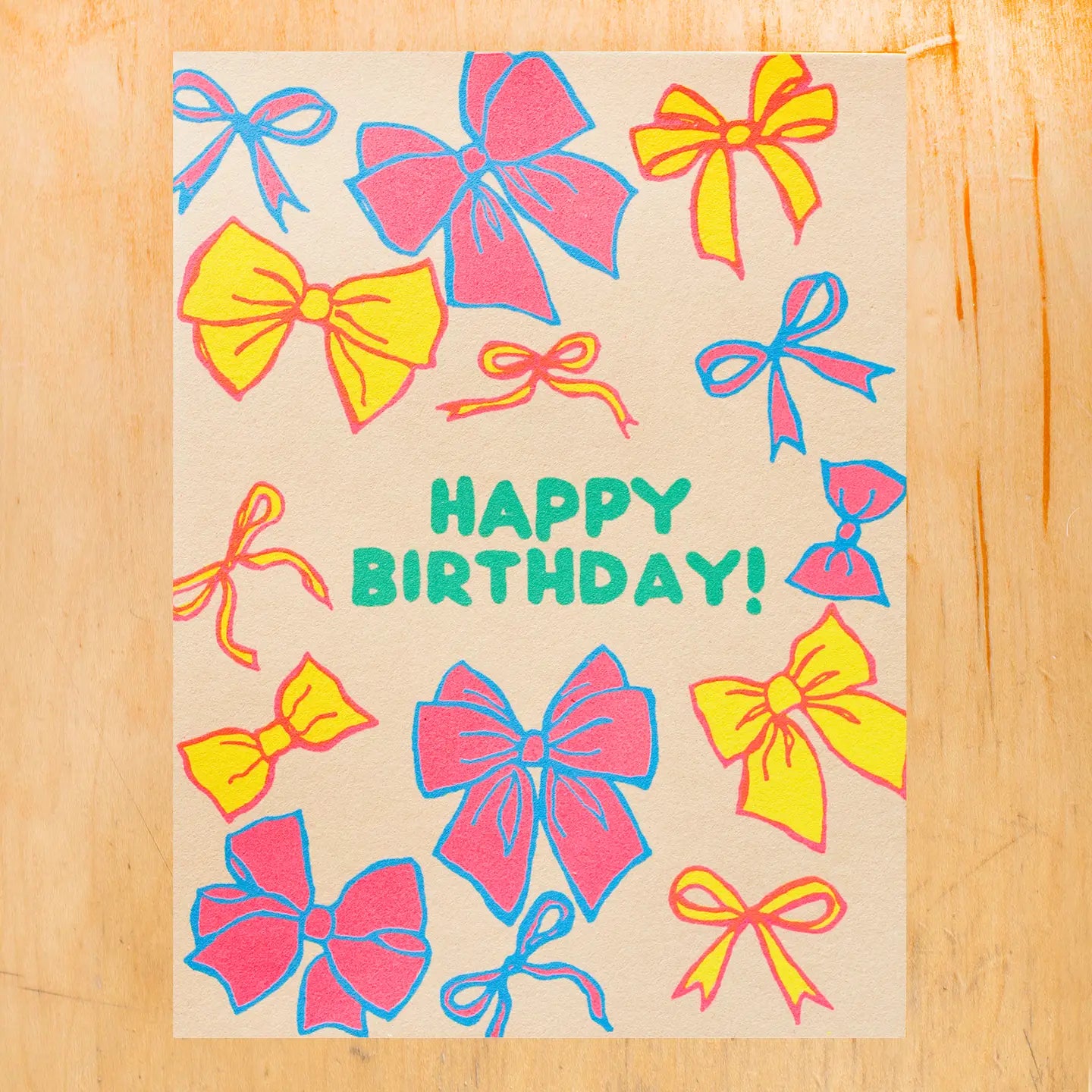 Birthday Bows - Greeting Card