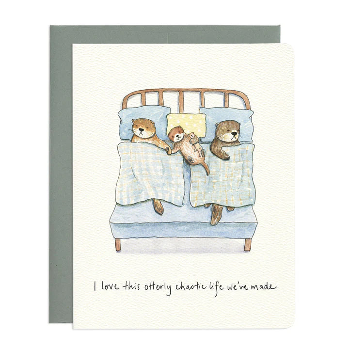Otterly Chaotic | Greeting Card