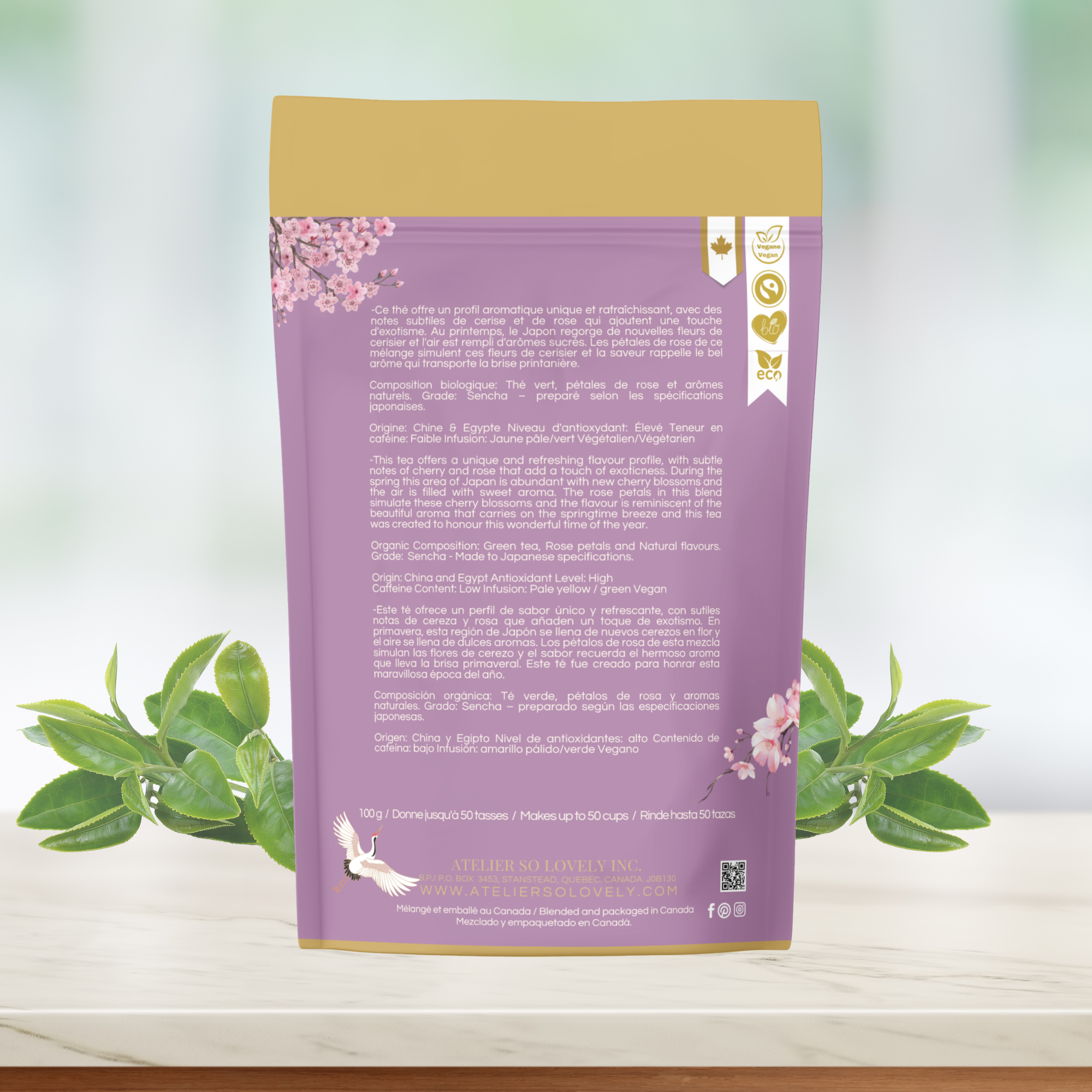 Sencha &amp; Roses Tea
