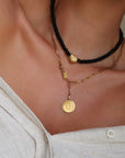 Maira Beaded Necklace- Gold