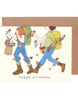 Mushroom Picking - Birthday Card