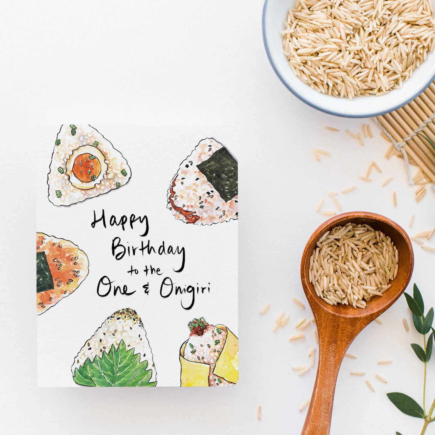Onigiri Birthday | Greeting Card