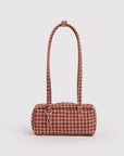 Baggu Small Bowler Bag | Tan Houndstooth
