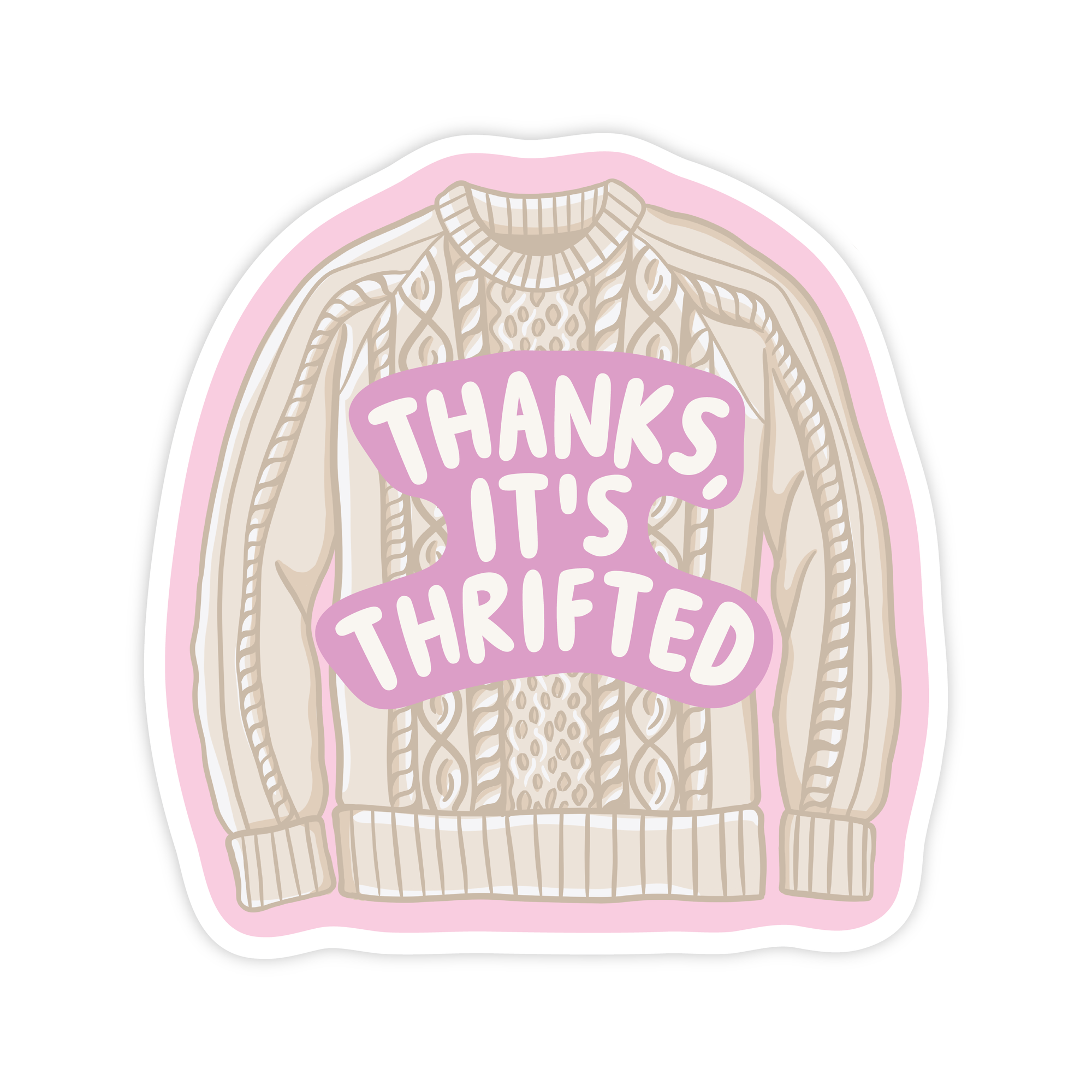 It's Thrifted - Vinyl Sticker