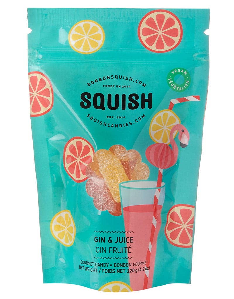 Vegan Gin &amp; Juice Gummy Candies