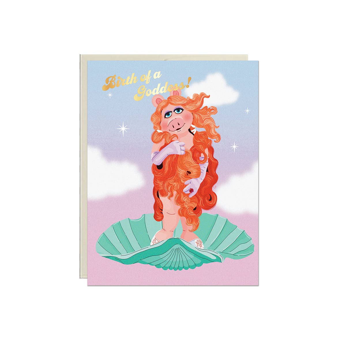 Birth of a Goddess Card | Greeting Card