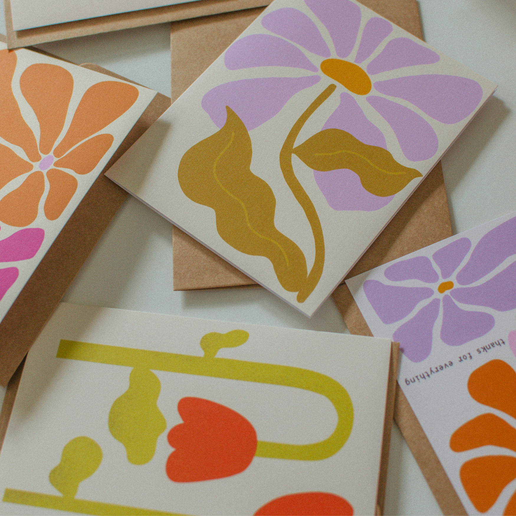 Bold Retro Daisy | Greeting Card