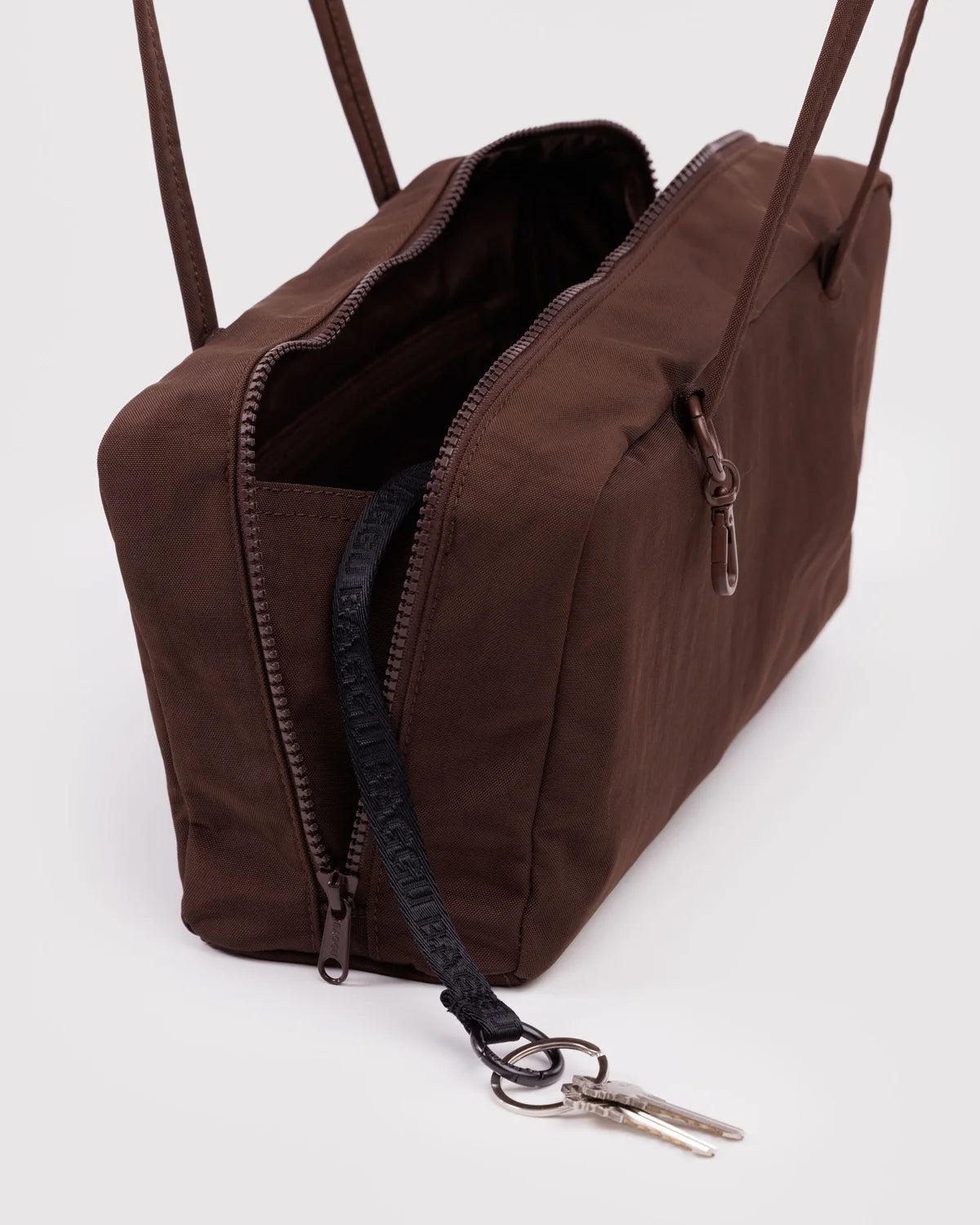 Baggu Nylon Bowler Bag | Coffee