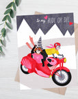 Motorcycle Cats | Greeting Card