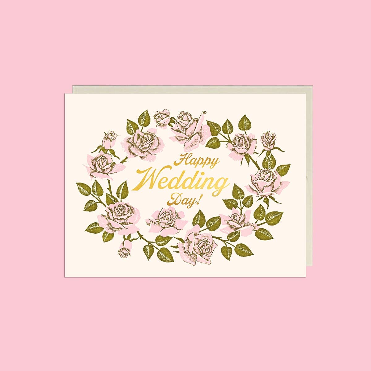Happy Wedding Day Florals | Greeting Card