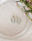 Dani Clay Earrings | Dried Sage