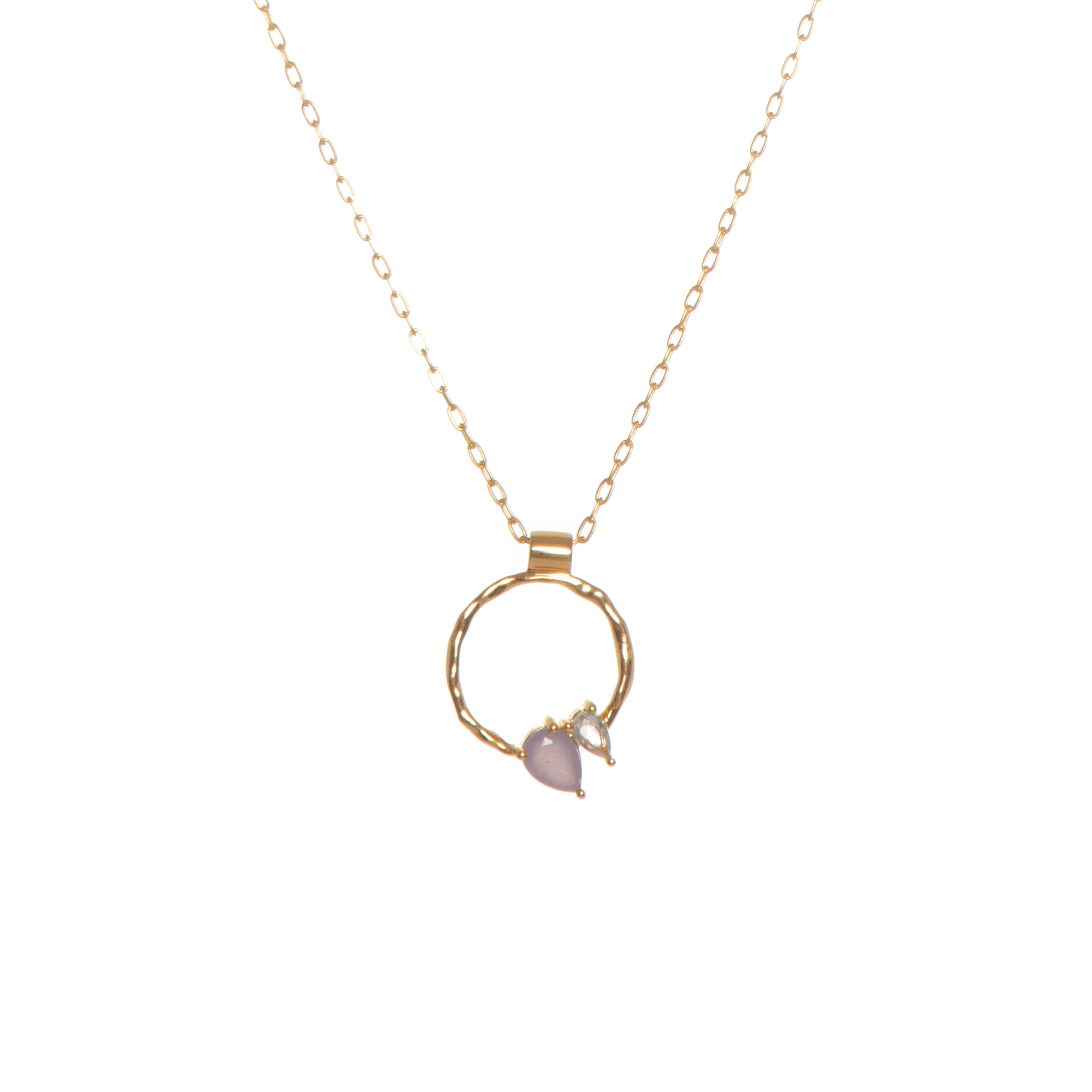 Cirrus Necklace: Lepidolite