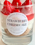 Strawberry Cheesecake Dessert Candle