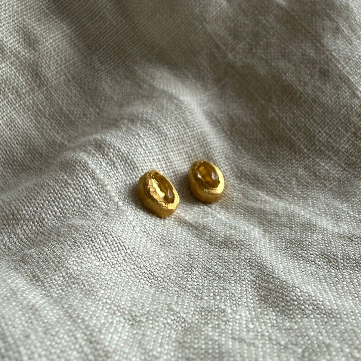 Skye Studs | Citrine