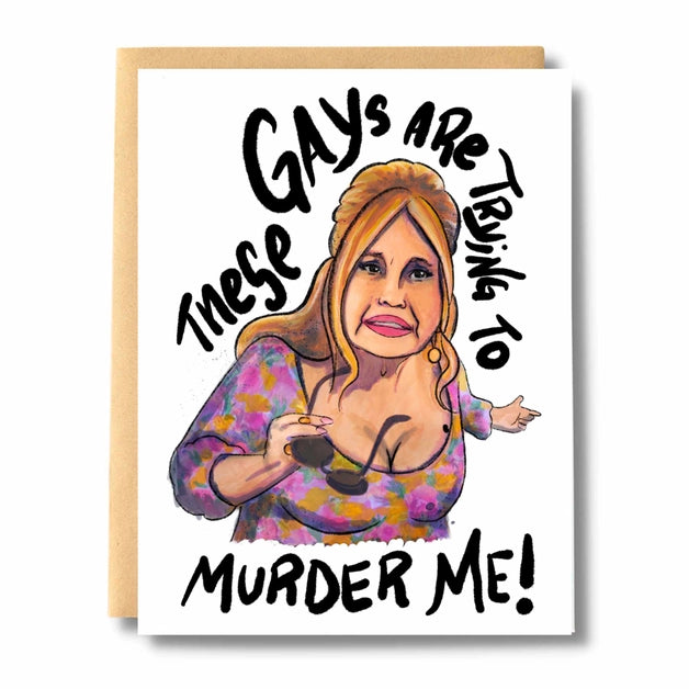 Tanya Murder Me | Greeting Card
