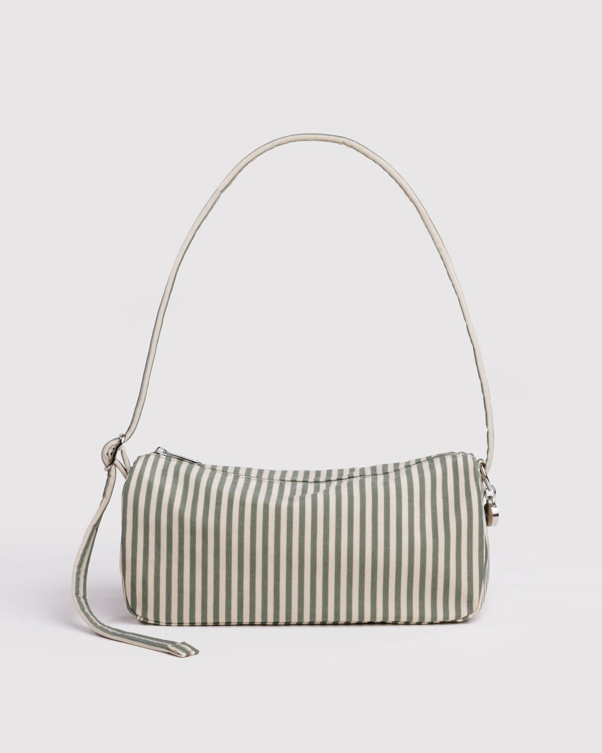 Nylon Loaf Bag: Sage Stripe