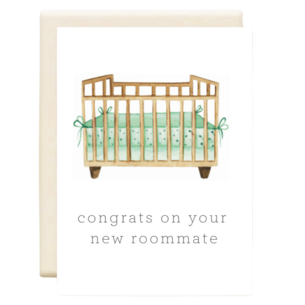 Crib | New Baby Greeting Card