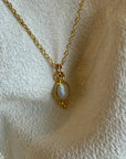 Lūma Necklace | Rainbow Moonstone