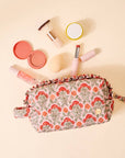Quilted Cosmetic Pouch: Everbloom Dusty Rose