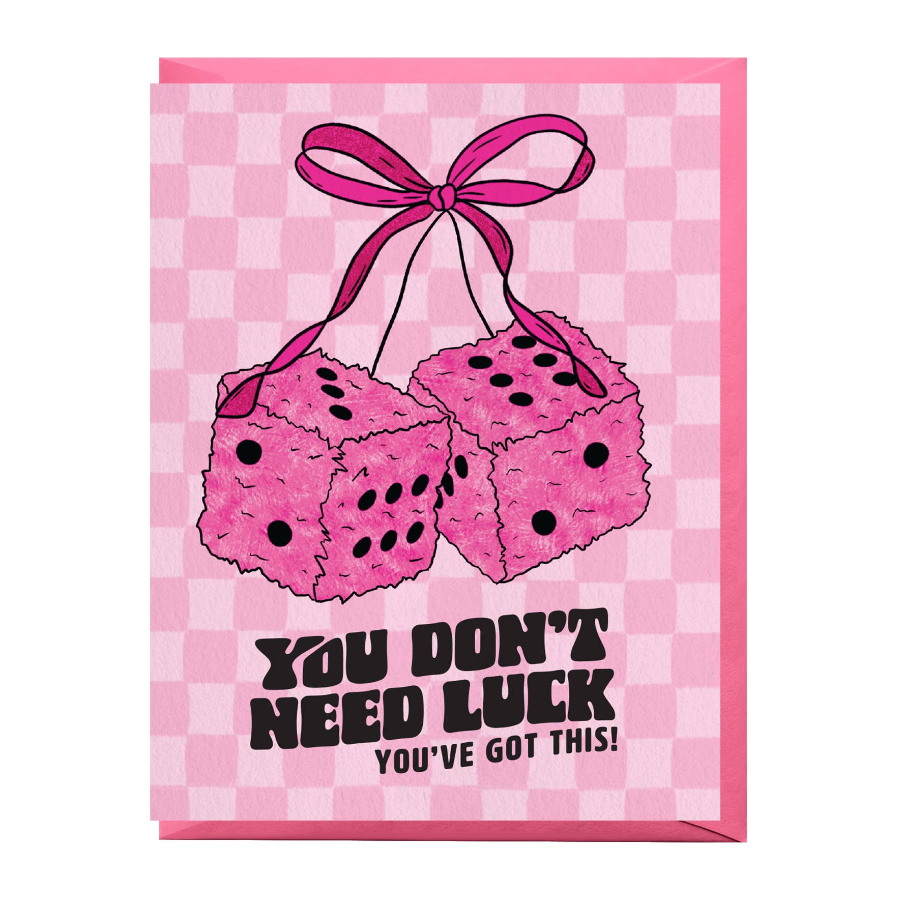 Fuzzy Dice | Greeting Card